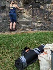 Mat, shoes and a little bit of grip